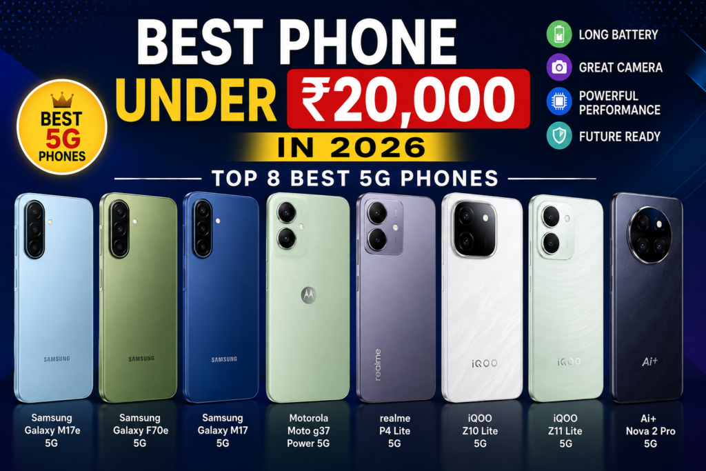 Best Phone Under ₹20,000 in 2026: 20 हजार के अंदर कौन-सा फोन खरीदें?